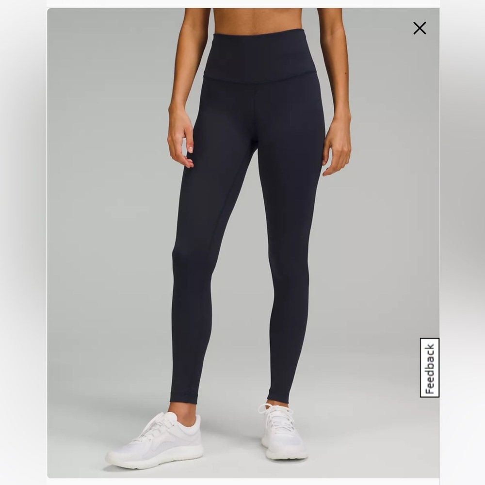 LULULEMON Wunder Train High-Rise Tight in Navy Size 2